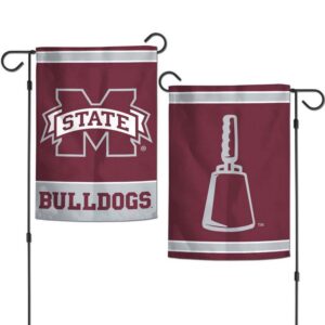 Mississippi State Bulldogs Flag 12x18 Garden Style 2 Sided