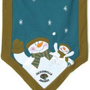 Jacksonville Jaguars Table Runner 72x15 Snowman CO