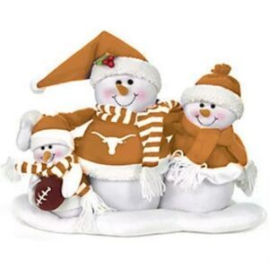 Texas Longhorns Table Top Snow Family CO