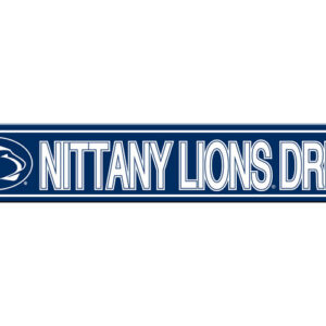 Penn State Nittany Lions Sign 4x24 Plastic Street Style CO