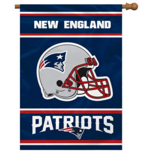 New England Patriots Banner 28x40 House Flag Style 2 Sided CO