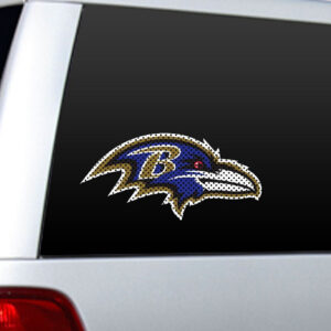 Baltimore Ravens Window Film 12 Inch Die Cut CO