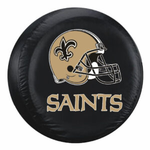New Orleans Saints Tire Cover Standard Size Black CO