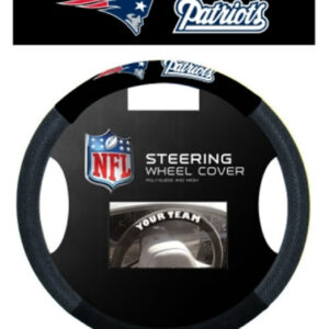 New England Patriots Steering Wheel Cover Mesh Style CO