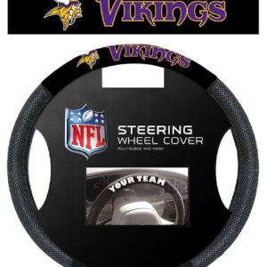 Minnesota Vikings Steering Wheel Cover Mesh Style CO