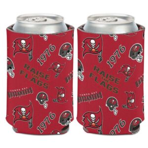 Tampa Bay Buccaneers Can Cooler Scatterprint Design