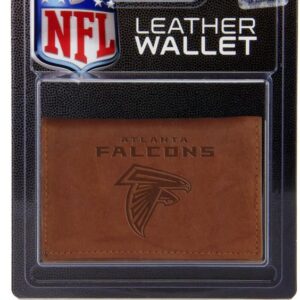 Atlanta Falcons Wallet Trifold Leather Embossed