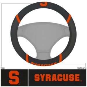 Syracuse Orange Steering Wheel Cover Mesh/Stitched