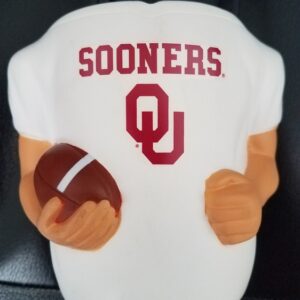 Oklahoma Sooners Can Cooler Jersey Style White CO