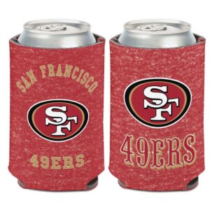 San Francisco 49ers Can Cooler Heathered
