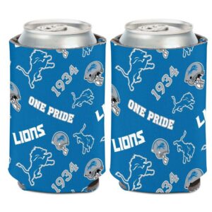 Detroit Lions Can Cooler Scatterprint Design