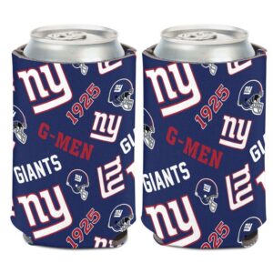 New York Giants Can Cooler Scatterprint Design