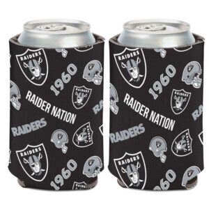 Las Vegas Raiders Can Cooler Scatterprint Design