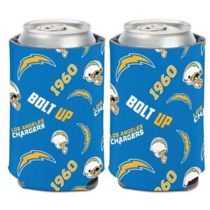 Los Angeles Chargers Can Cooler Scatterprint Design