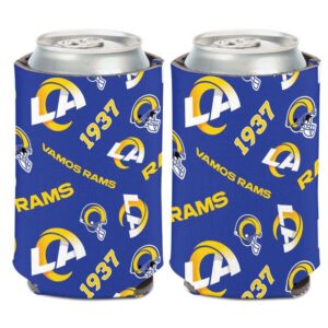 Los Angeles Rams Can Cooler Scatterprint Design