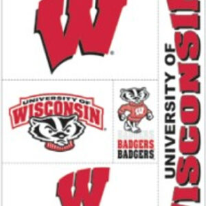 Wisconsin Badgers Decal 11x17 Ultra