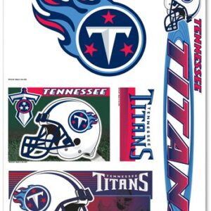 Tennessee Titans Decal 11x17 Multi Use 5 Piece