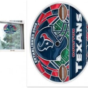 Houston Texans Decal 11x17 Multi Use stained Glass Style