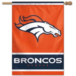 Denver Broncos Banner 28x40 Vertical