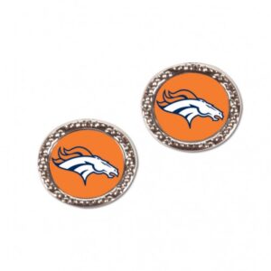 Denver Broncos Earrings Post Style