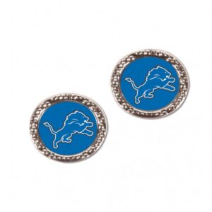 Detroit Lions Earrings Post Style