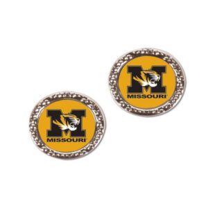 Missouri Tigers Earrings Post Style