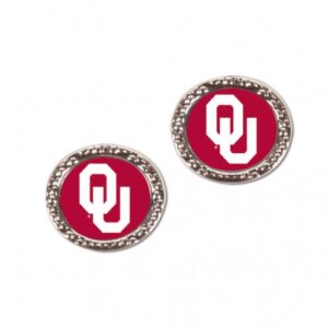Oklahoma Sooners Earrings Post Style
