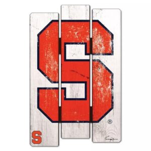 Syracuse Orange Sign 11x17 Wood Fence Style
