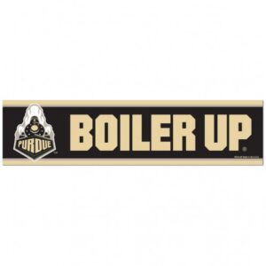 Purdue Boilermakers Decal 3x12 Bumper Strip Style