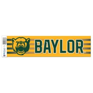 Baylor Bears Decal 3x12 Bumper Strip Style