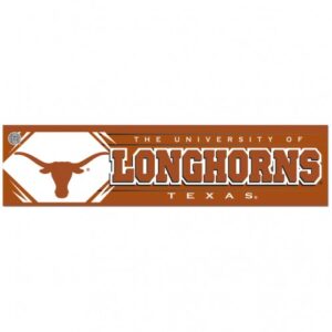 Texas Longhorns Decal 3x12 Bumper Strip Style