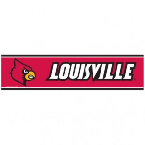 Louisville Cardinals Decal 3x12 Bumper Strip Style