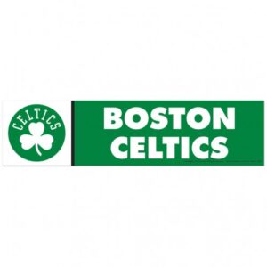 Boston Celtics Decal 3x12 Bumper Strip Style