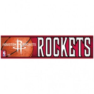 Houston Rockets Decal 3x12 Bumper Strip Style