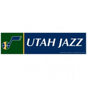 Utah Jazz Decal 3x12 Bumper Strip Style