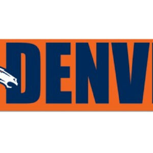 Denver Broncos Decal Bumper Sticker