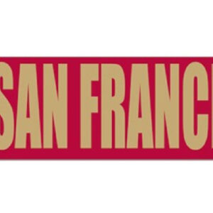 San Francisco 49ers Decal Bumper Sticker