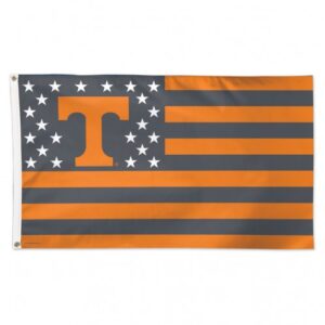 Tennessee Volunteers Flag 3x5 Deluxe Style Stars and Stripes Design