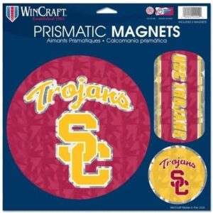 USC Trojans Magnets 11x11 Prismatic Sheet