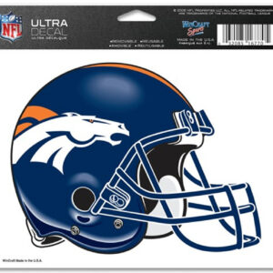 Denver Broncos Decal 5x6 Ultra Color