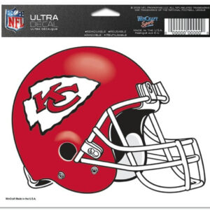 Kansas City Chiefs Decal 5x6 Ultra Color