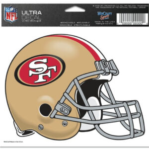 San Francisco 49ers Decal 5x6 Ultra Color