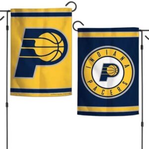 Indiana Pacers Flag 12x18 Garden Style 2 Sided