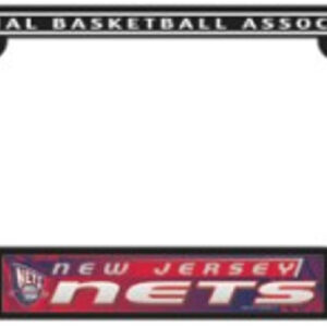 New Jersey Nets Plastic License Plate Frame