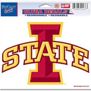 Iowa State Cyclones Decal 5x6 Ultra Color