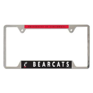 Cincinnati Bearcats License Plate Frame Metal