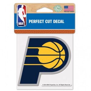 Indiana Pacers Decal 4x4 Perfect Cut Color
