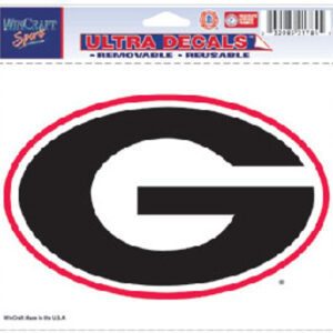Georgia Bulldogs Decal 5x6 Ultra Color