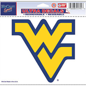 West Virginia Mountaineers Decal 5x6 Ultra Color