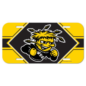 Wichita State Shockers License Plate Plastic